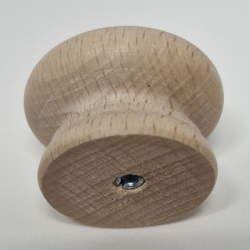 Gałka drewniana 40mm bukowa, surowa